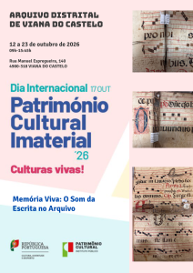 Dia Internacional do Património Cultural Imaterial (17 de outubro)